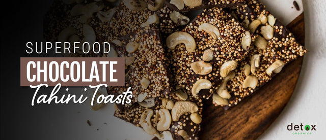 Superfood Chocolate Tahini Toasts