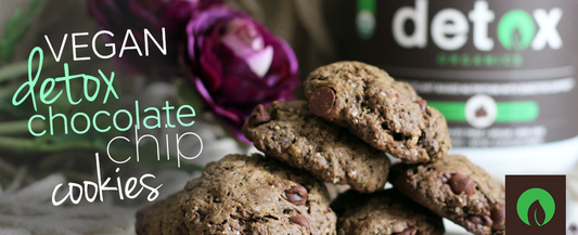 Vegan Detox Chocolate Chip Cookies